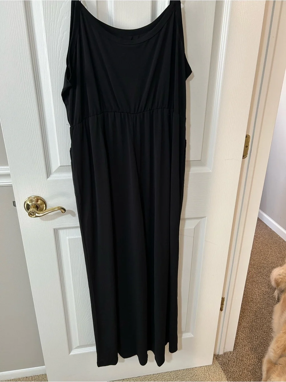 NWT LuLaRoe XL Black Leola jumpsuit.